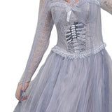 Maxbell Women Halloween Dress Costume Bridal Veiling Festival Cosplay Delicate Fancy L