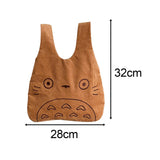 Maxbell Crossbody Bag Shopping Bags Stylish Plush for Beach Ladies Girls Brown