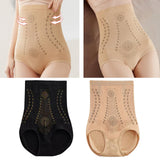 Maxbell Women High Waist Underwear Knickers Full Coverage Tummy Control Panties Black M