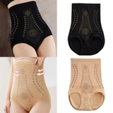 Maxbell Women High Waist Underwear Knickers Full Coverage Tummy Control Panties Black M