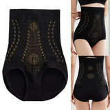 Maxbell Women High Waist Underwear Knickers Full Coverage Tummy Control Panties Black XXL