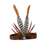 Maxbell Indian Headdress Headband Crown Peacock Costume for Party Burlesque Women Style A
