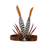 Maxbell Indian Headdress Headband Crown Peacock Costume for Party Burlesque Women Style A