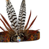 Maxbell Indian Headdress Headband Crown Peacock Costume for Party Burlesque Women Style A
