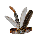 Maxbell Indian Headdress Headband Crown Peacock Costume for Party Burlesque Women Style B