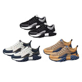 Maxbell Men's Walking Shoes Non Slip Breathable for Hiking Short Trips Outdoor Black 39
