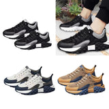 Maxbell Men's Walking Shoes Non Slip Breathable for Hiking Short Trips Outdoor Black 39