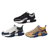 Maxbell Men's Walking Shoes Non Slip Breathable for Hiking Short Trips Outdoor Black 39