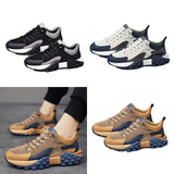 Maxbell Men's Walking Shoes Non Slip Breathable for Hiking Short Trips Outdoor Black 39