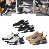 Maxbell Men's Walking Shoes Non Slip Breathable for Hiking Short Trips Outdoor Black 39