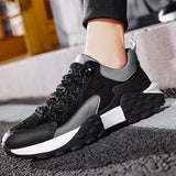 Maxbell Men's Walking Shoes Non Slip Breathable for Hiking Short Trips Outdoor Black 39