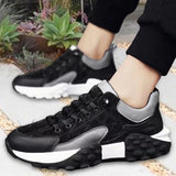 Maxbell Men's Walking Shoes Non Slip Breathable for Hiking Short Trips Outdoor Black 39