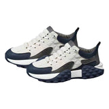 Maxbell Men's Walking Shoes Non Slip Breathable for Hiking Short Trips Outdoor White 40