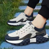 Maxbell Men's Walking Shoes Non Slip Breathable for Hiking Short Trips Outdoor White 41