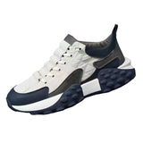 Maxbell Men's Walking Shoes Non Slip Breathable for Hiking Short Trips Outdoor White 43