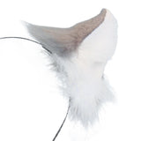 Maxbell Fox Ears and Tail Cosplay Set for Children Men Women Animal Themed Parties Gray