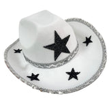 Maxbell Wide Brim Western Style Cowboy Hat Sunhat for Unisex Adult Party Favors