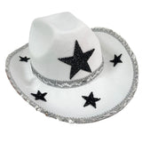 Maxbell Wide Brim Western Style Cowboy Hat Sunhat for Unisex Adult Party Favors