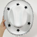 Maxbell Wide Brim Western Style Cowboy Hat Sunhat for Unisex Adult Party Favors