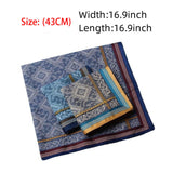 Maxbell 3x Cotton Mens Handkerchief Hankies Bandanas Pocket Square for Party Prom