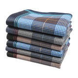 Maxbell 6Pcs Handkerchief Hankies 40Cmx40cm Soft for Wedding Prom Fathers