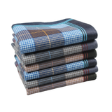 Maxbell 6Pcs Handkerchief Hankies 40Cmx40cm Soft for Wedding Prom Fathers