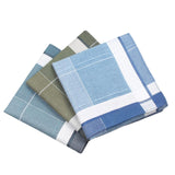 Maxbell 3x Cotton Men's Handkerchiefs Hankies Pocket Square for Birthday Casual