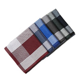 Maxbell 6Pcs Cotton Men's Handkerchiefs Hanky Pocket Square for Weddings Celebration
