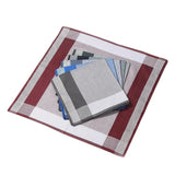 Maxbell 6Pcs Cotton Men's Handkerchiefs Hanky Pocket Square for Weddings Celebration