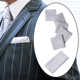 Maxbell 6Pcs Pocket Square Hankies Gift Mens Handkerchief for Party Men Women Prom