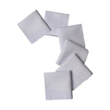 Maxbell 6x Pure White Handkerchiefs Solid Color Cotton Hankies Crafts for Birthday