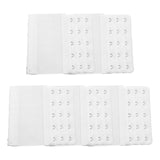 Maxbell 5x Bra Extender Strap Comfortable 5 Hooks Extender Bra Band for Women Lady Free Size White