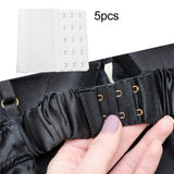 Maxbell 5x Bra Extender Strap Comfortable 5 Hooks Extender Bra Band for Women Lady Free Size White