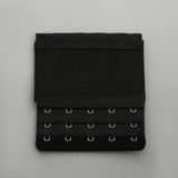 Maxbell 5x Bra Extender Strap Comfortable 5 Hooks Extender Bra Band for Women Lady Free Size Black
