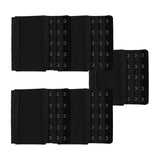Maxbell 5x Bra Extender Strap Comfortable 5 Hooks Extender Bra Band for Women Lady Free Size Black