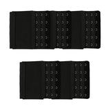 Maxbell 5x Bra Extender Strap Comfortable 5 Hooks Extender Bra Band for Women Lady Free Size Black