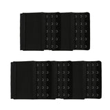 Maxbell 5x Bra Extender Strap Comfortable 5 Hooks Extender Bra Band for Women Lady Free Size Black