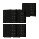 Maxbell 5x Bra Extender Strap Comfortable 5 Hooks Extender Bra Band for Women Lady Free Size Black