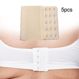 Maxbell 5x Bra Extender Strap Comfortable 5 Hooks Extender Bra Band for Women Lady Free Size Light Skinned