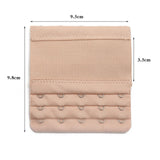 Maxbell 5x Bra Extender Strap Comfortable 5 Hooks Extender Bra Band for Women Lady Free Size Dark Skinned
