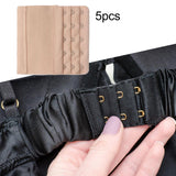 Maxbell 5x Bra Extender Strap Comfortable 5 Hooks Extender Bra Band for Women Lady Free Size Dark Skinned