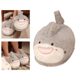 Maxbell Women Plush Slippers Floor Slippers Birthday Living Room Outdoor shark