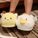 Maxbell Women Plush Slippers Floor Slippers Birthday Living Room Outdoor duck