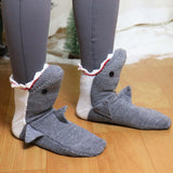 Maxbell Knitted Socks Funny Casual Floor Socks Comfortable Winter Warm Ankle Socks Shark