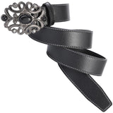 Maxbell 120cm Western Belt with Buckle Strap Cowboy for Friends Boyfriend Husband