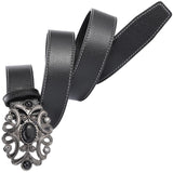 Maxbell 120cm Western Belt with Buckle Strap Cowboy for Friends Boyfriend Husband