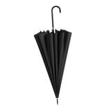 Maxbell Long Handle Umbrella Rain Umbrellas Travel Umbrella Lightweight for Climbing Black