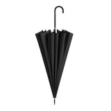 Maxbell Long Handle Umbrella Rain Umbrellas Travel Umbrella Lightweight for Climbing Black