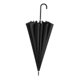 Maxbell Long Handle Umbrella Rain Umbrellas Travel Umbrella Lightweight for Climbing Black