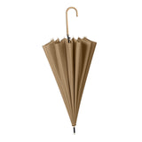 Maxbell Long Handle Umbrella Rain Umbrellas Travel Umbrella Lightweight for Climbing Champagne Yellow